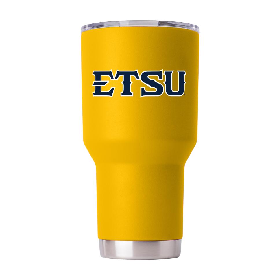 ETSU - ETSU Gametime Sidekick 30oz Yellow Block Logo Tumbler With