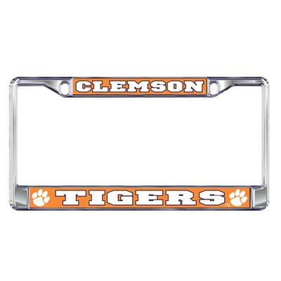 Clemson Metal License Plate Frame