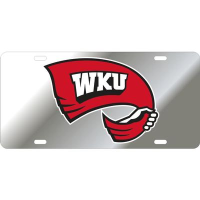 Western Kentucky Reflective Logo License Plate