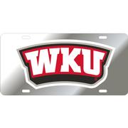  Western Kentucky Reflective Logo License Plate