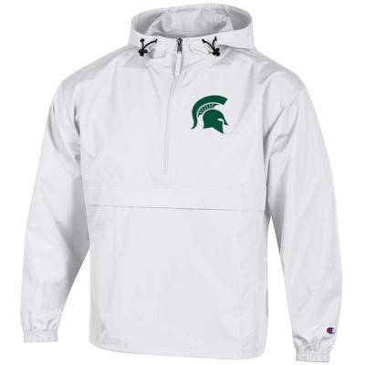 Michigan State Champion Unisex Pack And Go Jacket WHITE
