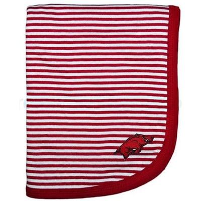 Arkansas Striped Knit Blanket 