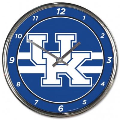 Kentucky Wincraft Chrome Clock
