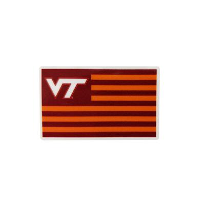 Virginia Tech 2 Inch Flag Decal