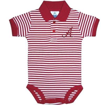 Alabama Infant Striped Polo Bodysuit 