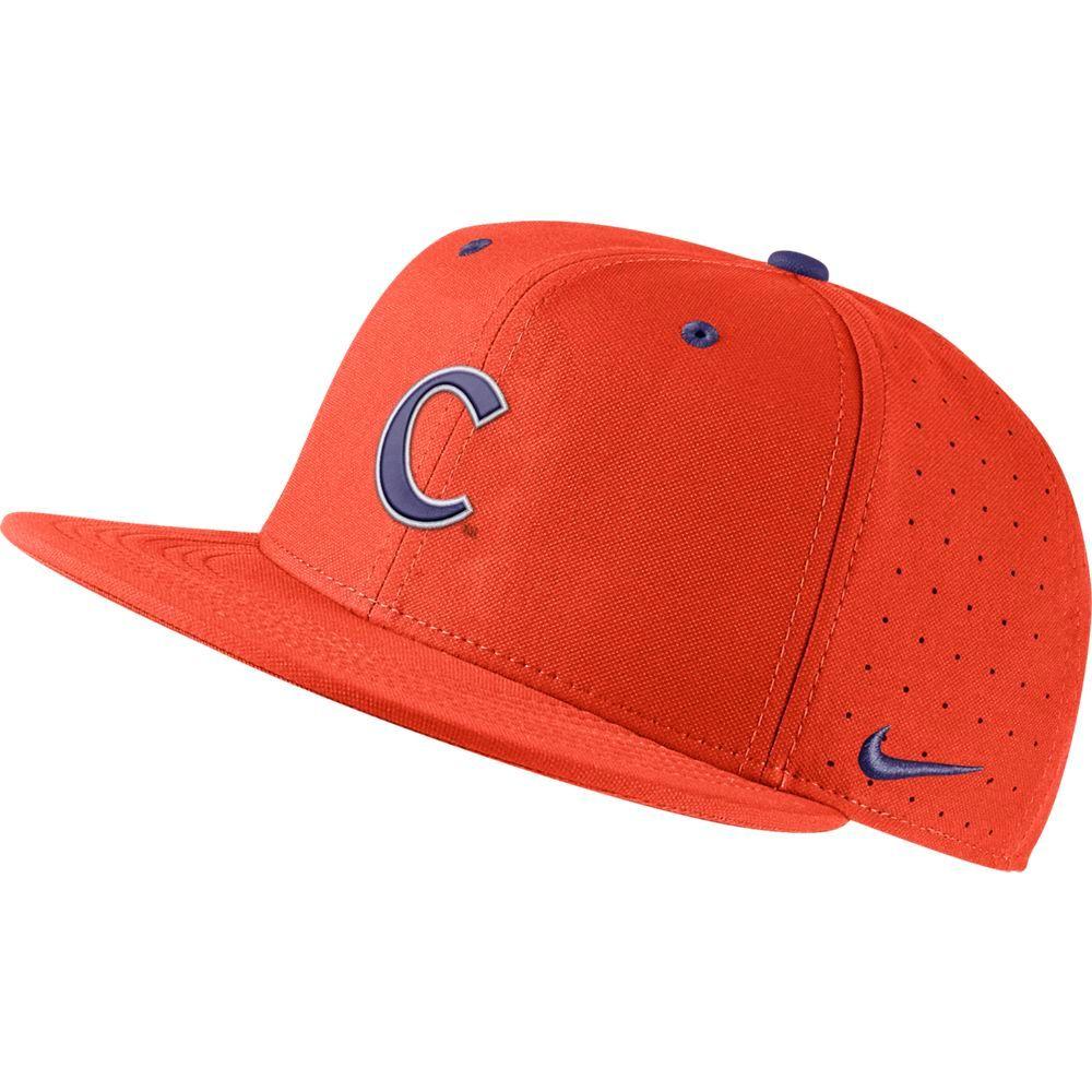 Clemson Nike Aero Baseball Fitted Cap 
