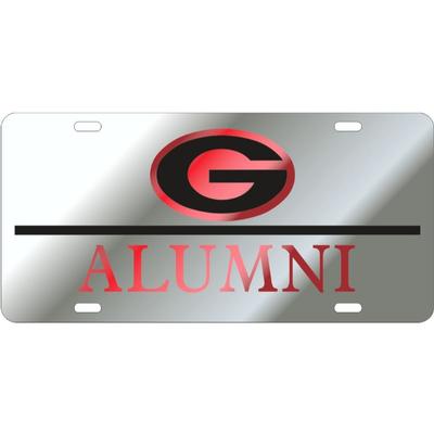 Georgia Power G Fill Logo Alumni License Plate