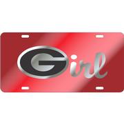  Georgia Logo Girl License Plate