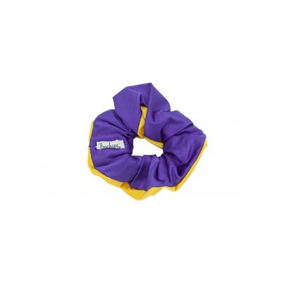 Pomchies Purple and Gold Hair Scrunchie