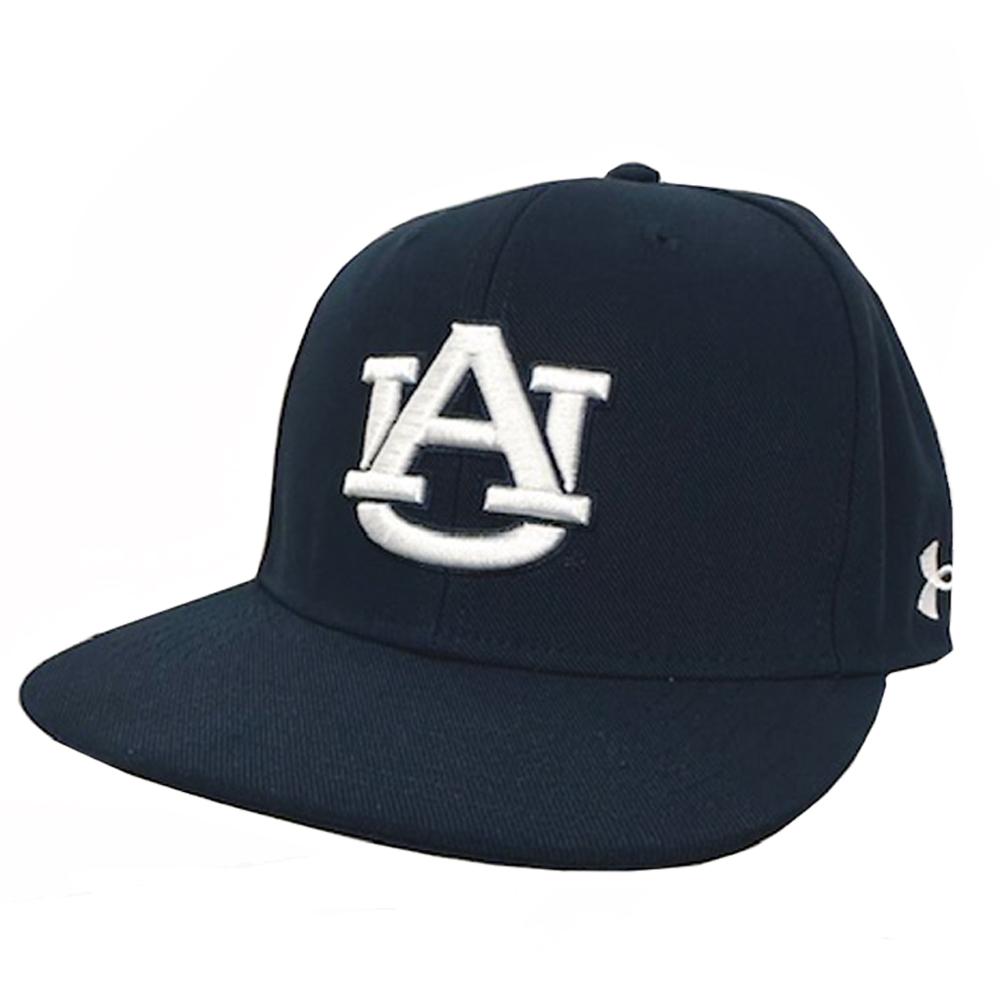 AUB, Auburn Under Armour Fitted Baseball Cap