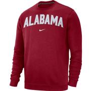  Alabama Nike Fleece Club Crew Sweater