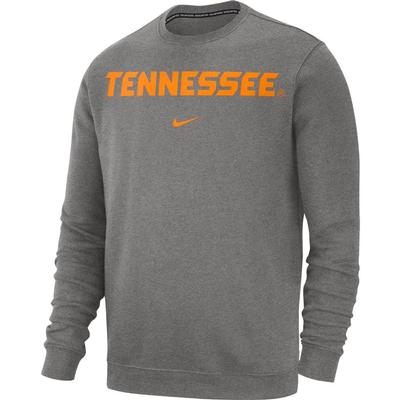 Tennessee Nike Fleece Club Crew Sweater