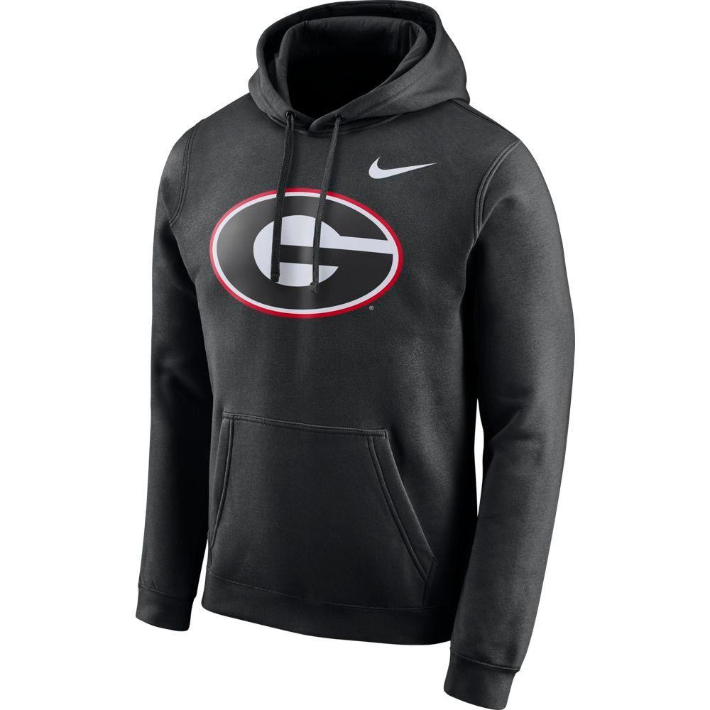 Dawgs | Georgia Nike Fleece Club Pullover Hoodie | Alumni Hall