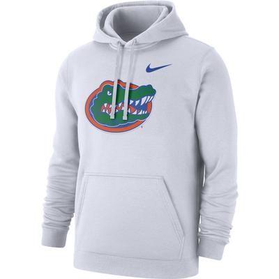 Florida Nike Fleece Club Pullover Hoodie WHITE