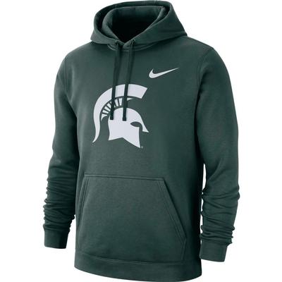 Michigan State Nike Fleece Club Pullover Hoodie PRO_GREEN