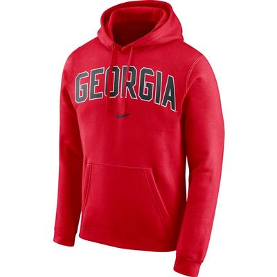 Georgia Nike Fleece Club Pullover Hoodie