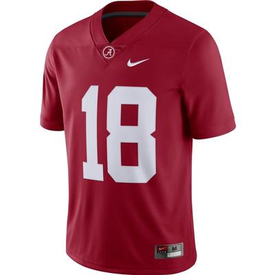 Alabama Nike Limited #18 Home Jersey