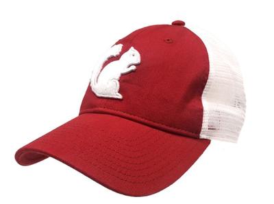 White Squirrel The Game Mesh Trucker Hat RED/WHT_MESH
