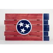  Tennessee State Flag Wooden Sign (24 
