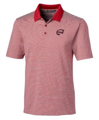 Western Kentucky Cutter and Buck Tonal Stripe Forge Polo