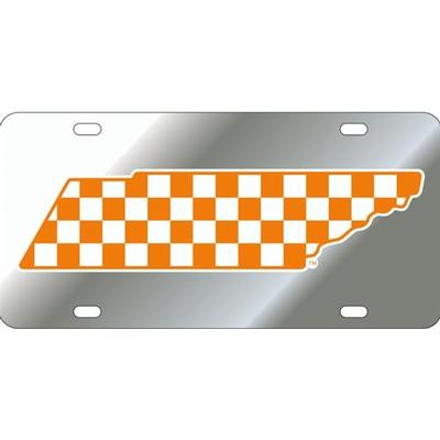 Tennessee Reflective Checkerboard State License Plate