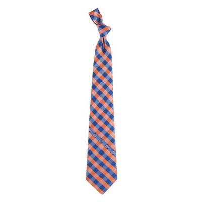 Florida Woven Polyester Check Tie
