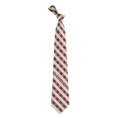 Florida State Woven Polyester Checkered Tie