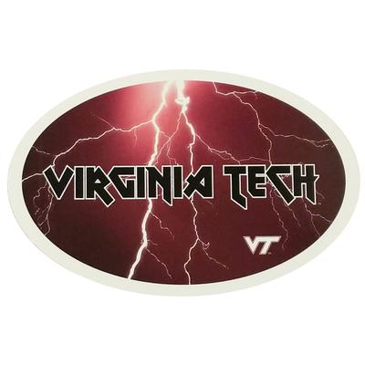 Virginia Tech Magnet Maroon Lightning