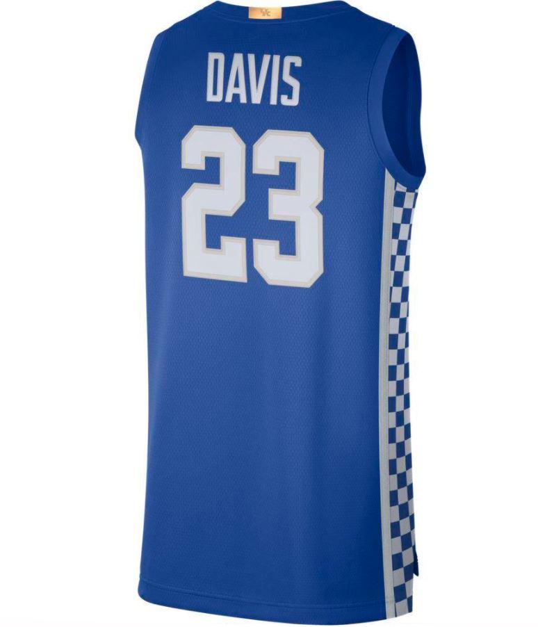  Kentucky Nike Anthony Davis Limited Basketball Jersey