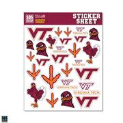  Virginia Tech Standard Sticker Sheet