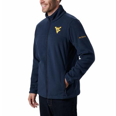 West Virginia Columbia Men's Flanker III Fleece Jacket