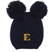  Etsu Logofit Kids ' Double Pom Knit Hat