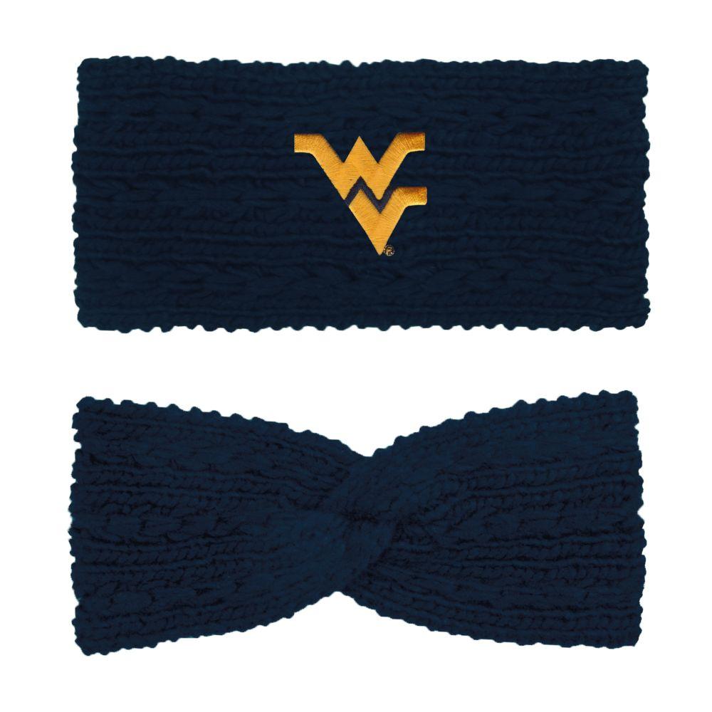  West Virginia Logofit Knit Twist Ear Band