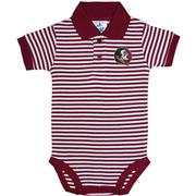 Florida State Infant Striped Polo Bodysuit