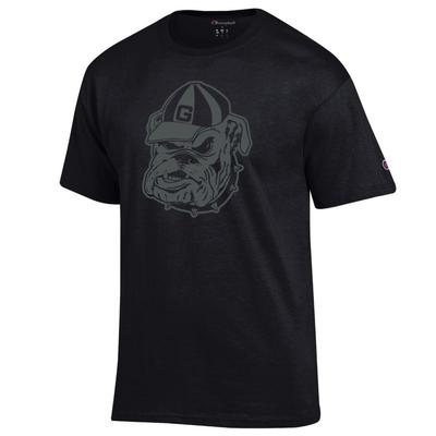 Georgia Tonal Bulldog Face Tee Shirt