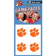  Clemson Water Based Face Tattoos