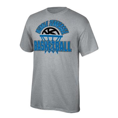 MTSU Youth Arch with Basketball in Net Tee Shirt
