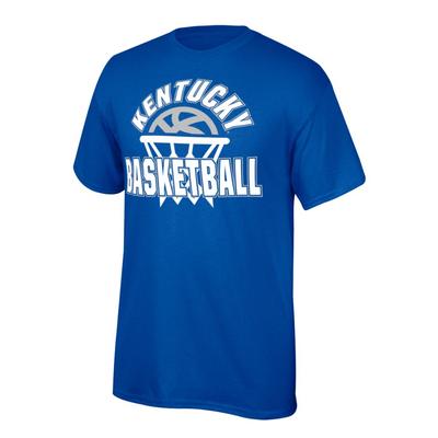 Kentucky Youth Arch with Basketball in Net Tee Shirt