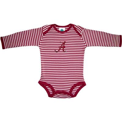 Alabama Infant Stripe L/S Bodysuit
