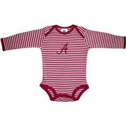  Alabama Infant Striped Long Sleeve Bodysuit