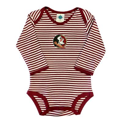 Florida State Infant Striped Long Sleeve Bodysuit