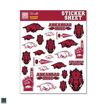 Arkansas Standard Sticker Sheet