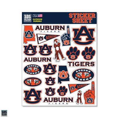 Auburn Standard Sticker Sheet