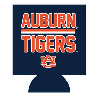 Auburn Tigers Bar Logo Can Cooler