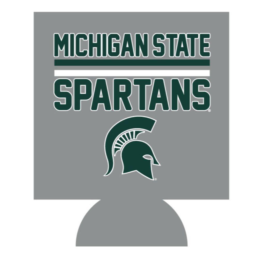 Spartans Michigan State Bar Logo Can Cooler Alumni Hall