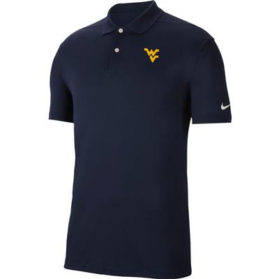West Virginia Nike Golf Dry Victory Solid Polo