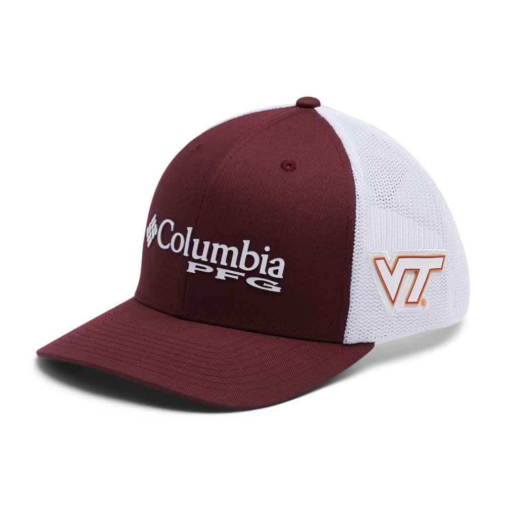 Hokies, Virginia Tech Columbia PFG Mesh Snap Back Hat