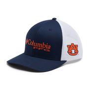  Auburn Columbia Pfg Mesh Snap Back Hat