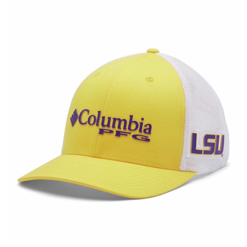 Lsu | Lsu Columbia Pfg Mesh Snap Back Hat | Alumni Hall