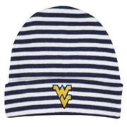  West Virginia Infant Striped Knit Cap